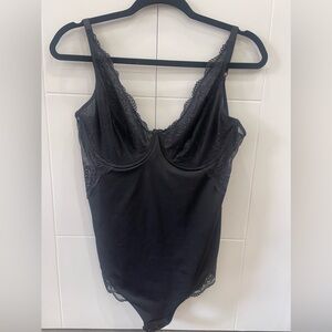 Black Marilyn Monroe Lingerie Bodysuit